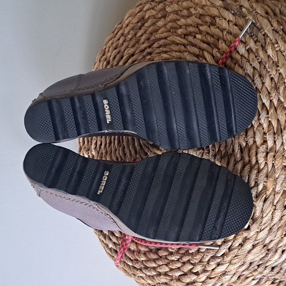 SOREL Womens JOAN OF ARCTIC WEDGE II PDX BROWN ANKLE BOOTIE S-8.5 - Picture 7 of 9